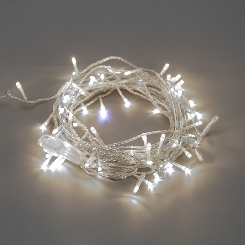 картинка Гирлянда Нить 10м,  с эффектом мерцания,  прозрачный провод,  IP44, 230В,  диоды БЕЛЫЕ,  75LED NEON-NIGHT от магазина Сантехстрой