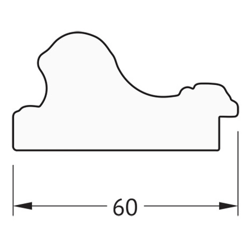 картинка Зеркало Evoform Definite 145х55 BY 3107 в багетной раме - Бронзовые бусы на дереве 60 мм от магазина Сантехстрой