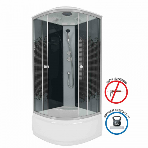 картинка Душевая кабина Niagara Eco 90x90 NG-7508-14 без гидромассажа от магазина Сантехстрой