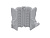 картинка Адаптер для шпильки starQuick М8, серый полиамид от магазина Сантехстрой