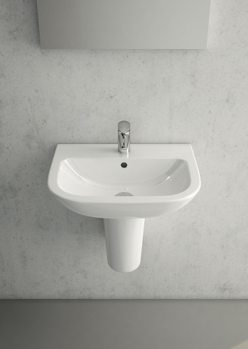 картинка Раковина Vitra S20 55 5502B003-0001 Белая от магазина Сантехстрой