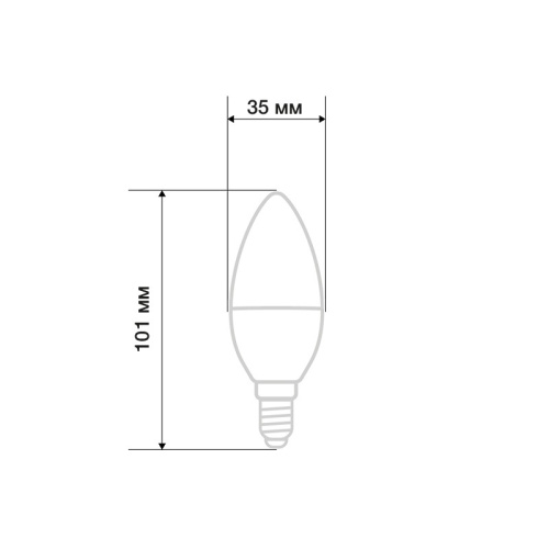 картинка Лампа светодиодная Свеча (CN) 7,5Вт E14 713Лм 4000K нейтральный свет REXANT от магазина Сантехстрой