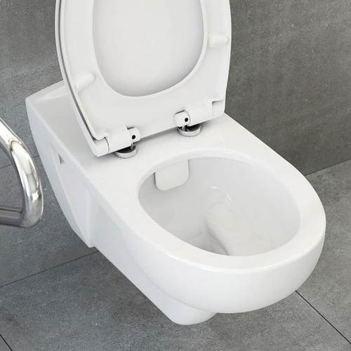 картинка Унитаз Vitra Conforma 5810B003-6234 подвесной с сиденьем Микролифт от магазина Сантехстрой