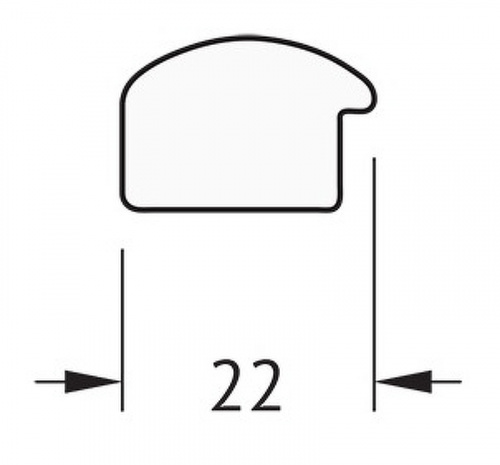 картинка Зеркало Evoform Definite 68х68 BY 0655 в багетной раме - Махагон 22 мм от магазина Сантехстрой