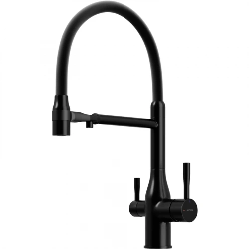 картинка Смеситель для кухни с подключением к фильтру Sancos Garda SC4009MB от магазина Сантехстрой