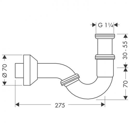 картинка Ручной душ Hansgrohe Rainfinity 130 3jet, полированное золото (26864990) от магазина Сантехстрой