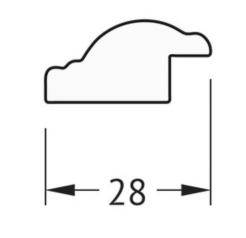 картинка Зеркало Evoform Definite 138х48 BY 0710 в багетной раме - Витой махагон 28 мм от магазина Сантехстрой