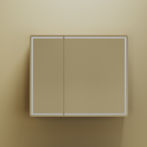картинка Зеркальный шкаф для ванной комнаты Mirror Ceramica Nova mi90ech от магазина Сантехстрой