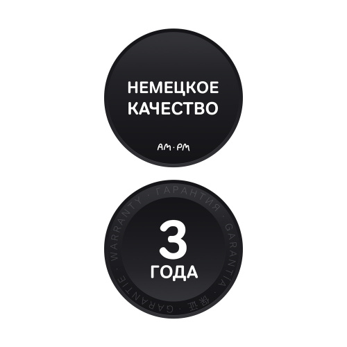 картинка M90CHR0306BM GEM, шкаф-колонна, подвесной, правый, 30 см, двери, push-to-open, цвет: черный матовый от магазина Сантехстрой