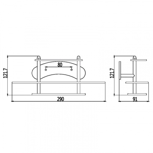картинка Держатели зубных щеток Haiba HB101, хром от магазина Сантехстрой