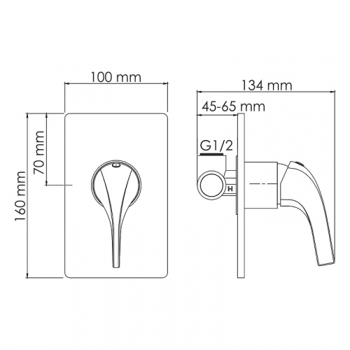 картинка Смеситель для раковины WasserKRAFT A71573 Золото глянцевое от магазина Сантехстрой