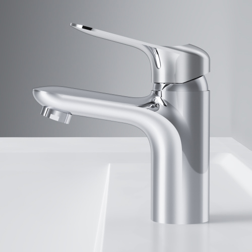 картинка F85C02100 Sunny, смеситель для умывальника, хром, шт от магазина Сантехстрой