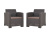 картинка B:Rattan Кресло (2шт.) b:rattan Arizona, венге (2 подушки) от магазина Сантехстрой