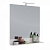 картинка Зеркало Lemark ROMANCE 80см с полкой, цвет: Белый глянец от магазина Сантехстрой
