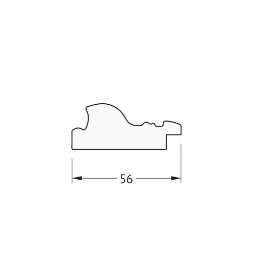 картинка Зеркало Evoform Definite 64х64 BY 3136 в багетной раме - Виньетка состаренное серебро 56 мм от магазина Сантехстрой