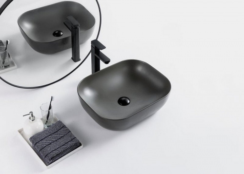 картинка Раковина-чаша BelBagno 50 BB1302-H311 Серая матовая от магазина Сантехстрой