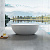 картинка Ванна Solid Surface Vincea VBT-6S01MW, белый матовый от магазина Сантехстрой