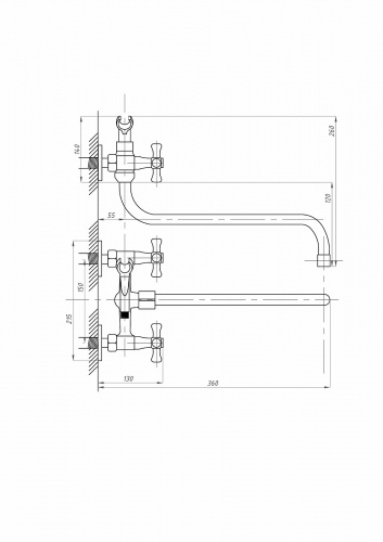 фото смеситель для ванны псм psm-158-75 хром