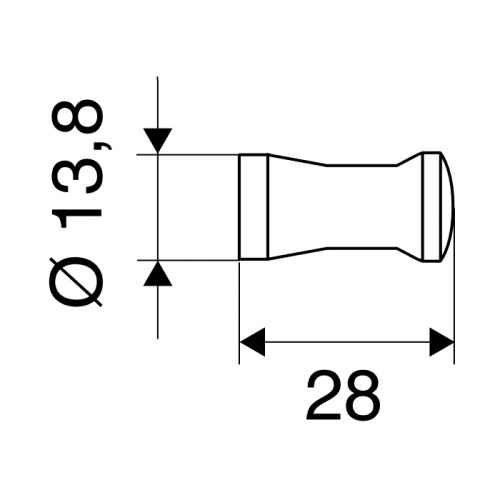 картинка EMCO Rondo2 Крючок, 28мм, цвет хром от магазина Сантехстрой