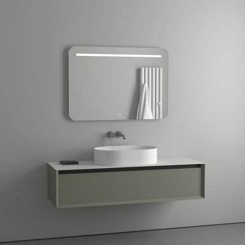 картинка Зеркало Evoform Ledline BY 2447 100х70 от магазина Сантехстрой