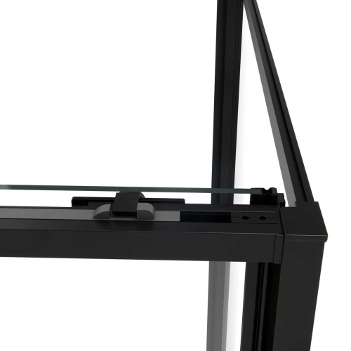 картинка Душевой уголок Slim Soft VSR-1SS8015CLB, 1500*800, черный, стекло прозрачное от магазина Сантехстрой