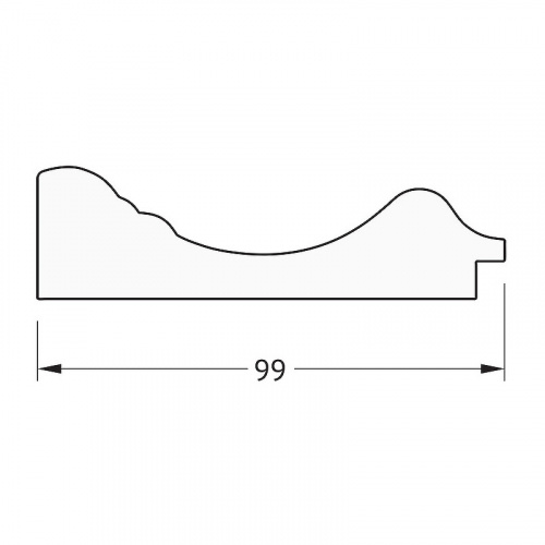 картинка Зеркало Evoform Exclusive-G 161х79 BY 4290 с гравировкой в багетной раме - Травленая бронза 99 мм от магазина Сантехстрой