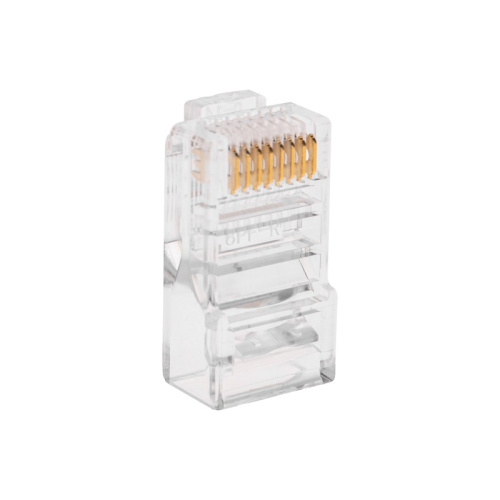 картинка Разъем cквозной RJ-45(8P8C) под витую пару, UTP,  CAT 5e REXANT от магазина Сантехстрой