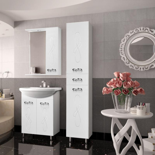 картинка Зеркальный шкаф Style Line лс-00000264 Белый от магазина Сантехстрой