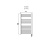 картинка Irsap Ares Полотенцесушитель эл-ий 580x818x30мм (15 трубок-2 промежутка), мощность: 400 ватт, с выключателем белым, провод: 1200мм, цвет: белый (01) от магазина Сантехстрой