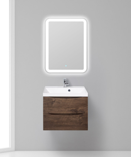 картинка Тумба под раковину BelBagno marino-600-2c-so-rw-p С древесным узором от магазина Сантехстрой