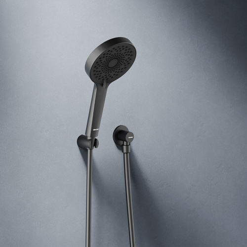 картинка 947510300 Apollo встраиваемая душевая система с ванно-душевым смесителем и изливом, чёрный от магазина Сантехстрой