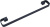картинка Рейлинг для полотенцесушителя Allen Brau Infinity 8.21007.BBA-2 черный браш от магазина Сантехстрой