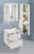 картинка Зеркальный шкаф Roca Ronda 70 ZRU9303008 с подсветкой Бетон Белый матовый от магазина Сантехстрой