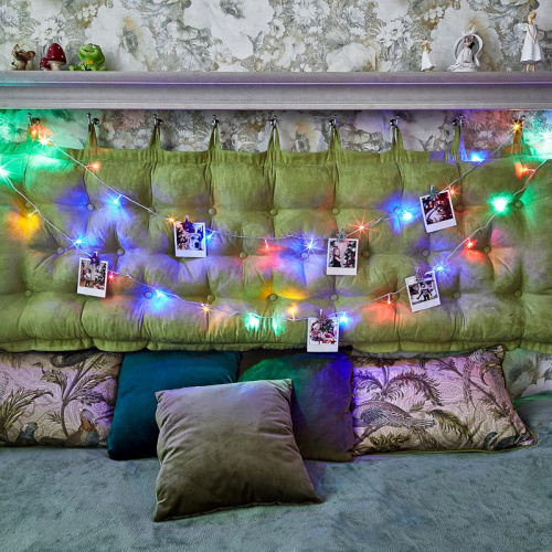 картинка Гирлянда Твинкл Лайт 6 м,  прозрачный ПВХ,  40 LED,  цвет Мультиколор от магазина Сантехстрой