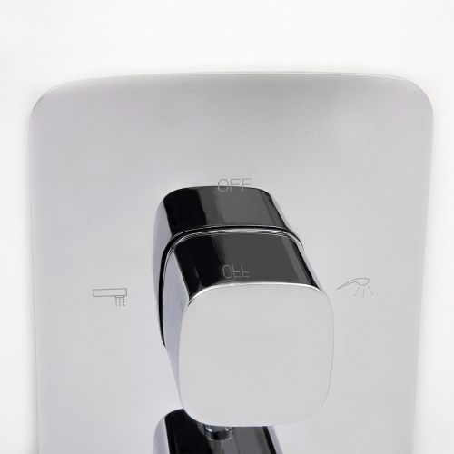 фото смеситель для душа wasserkraft naab 8644 thermo с термостатом хром