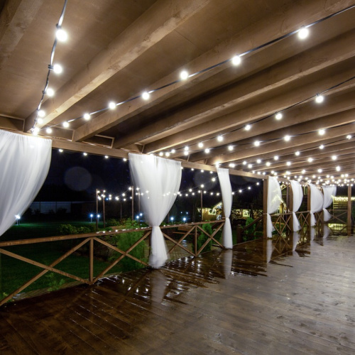 картинка Набор Белт-Лайт 10 м,  черный каучук,  30 ламп,  цвет Синий,  IP65, соединяется от магазина Сантехстрой