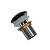 картинка Донный клапан с переливом (черный) MLN-335300B в блистере от магазина Сантехстрой