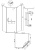 картинка Душ.ограждение 302.K33.03.1010.21.00 Pragma (100*100*195) трапеция,распашн,черн.матов,стекло прозрач от магазина Сантехстрой