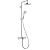 картинка HG Croma Select S Душевая система Showerpipe: верх.душ 180 2jet, ручн.душ, шланг, термостат для душа, цвет: белый/хром от магазина Сантехстрой