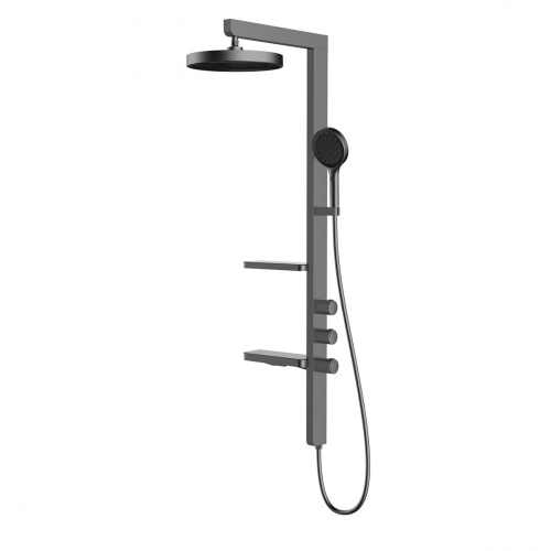 картинка Душевая стойка Inspire VSFS-3I11GM, вороненая сталь от магазина Сантехстрой