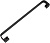 картинка 8.21007.BBA INFINITY Рейлинг для полотенцесушителя, черный браш (275624) от магазина Сантехстрой