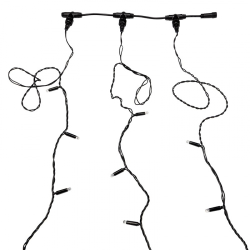 картинка Гирлянда LED ClipLight 24V,  3 нити по 10 метров,  цвет диодов Белый от магазина Сантехстрой