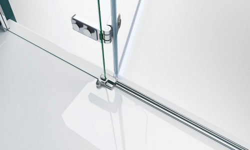 картинка Душевая дверь BelBagno Kraft 120 KRAFT-B-12-60/60-C-Cr-R профиль Хром стекло прозрачное от магазина Сантехстрой