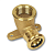 картинка Водорозетка 15x1/2" ВПр-ВР, пресс, бронза, 8472G от магазина Сантехстрой