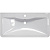 картинка Раковина BelBagno 80 BB800/455-LV-MR-ALR Белая от магазина Сантехстрой