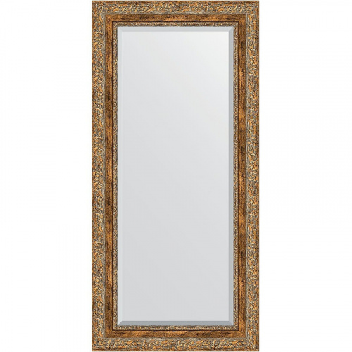 картинка Зеркало Evoform Exclusive 115х55 BY 3488 с фацетом в багетной раме - Виньетка античная бронза 85 мм от магазина Сантехстрой