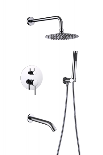 картинка Душевая система ПСМ-Профсан с тропическим душем встраиваемая тип См-ДшОРЗШтШлА (PSM-ST-03) от магазина Сантехстрой