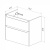 картинка Тумба под раковину Lemark BUNO 80см, подвесн/напольн, 2 ящ, цвет корпуса, фасада: Белый глянец от магазина Сантехстрой