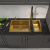 картинка Кухонная мойка Reflexion Como RX2054GD брашированное золото магазин Сантехстрой являющийся официальным дистрибьютором в России картинка Кухонная мойка Reflexion Como RX2054GD брашированное золото от магазина Сантехстрой