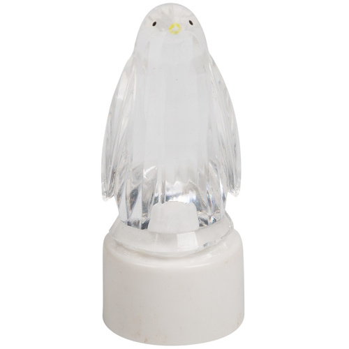 картинка Фигура светодиодная на подставке Пингвин Кристалл,  RGB от магазина Сантехстрой